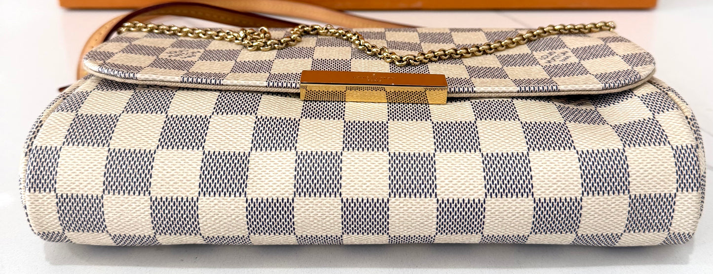 Favorite MM Damier Azur