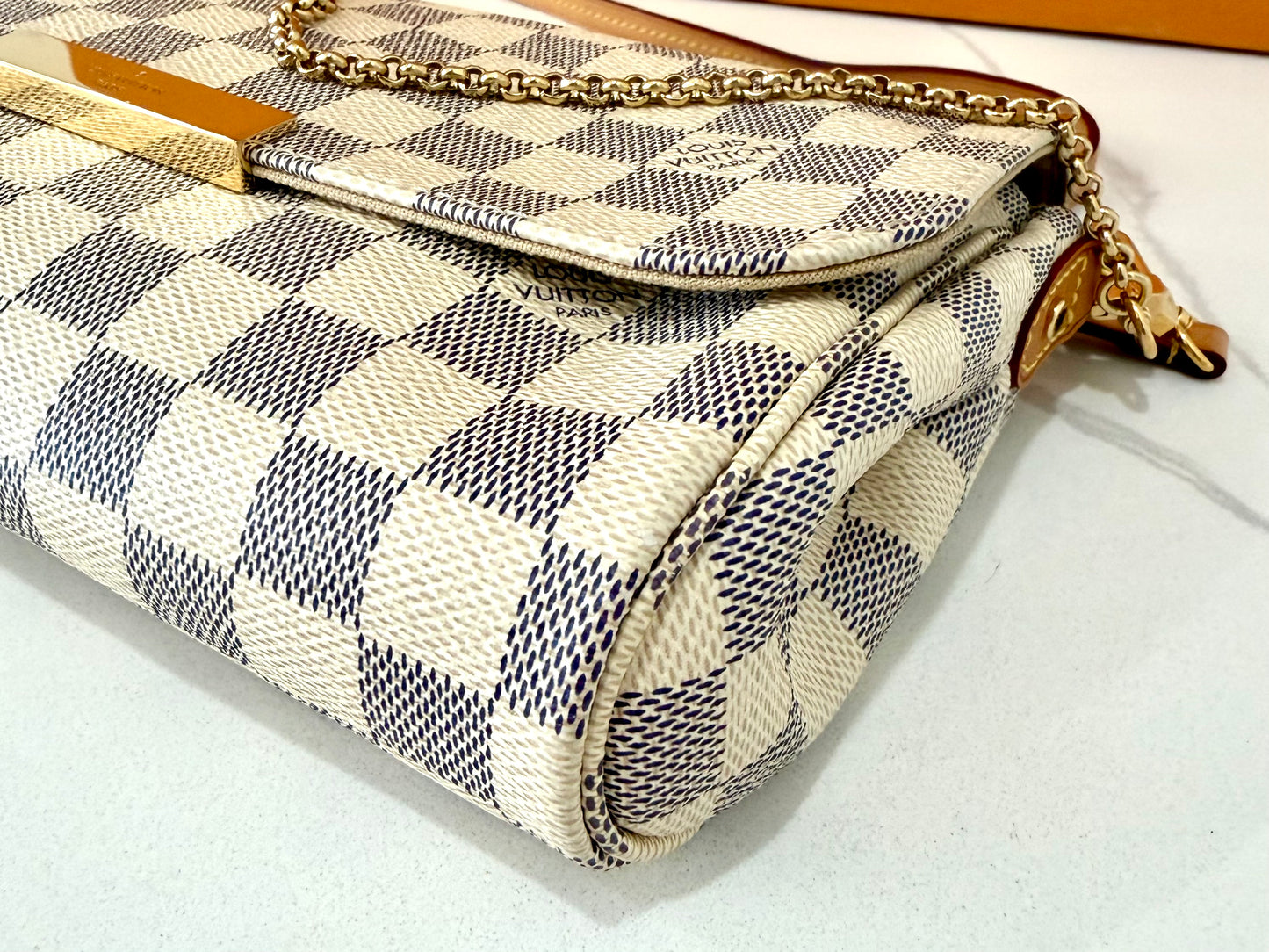 Favorite MM Damier Azur