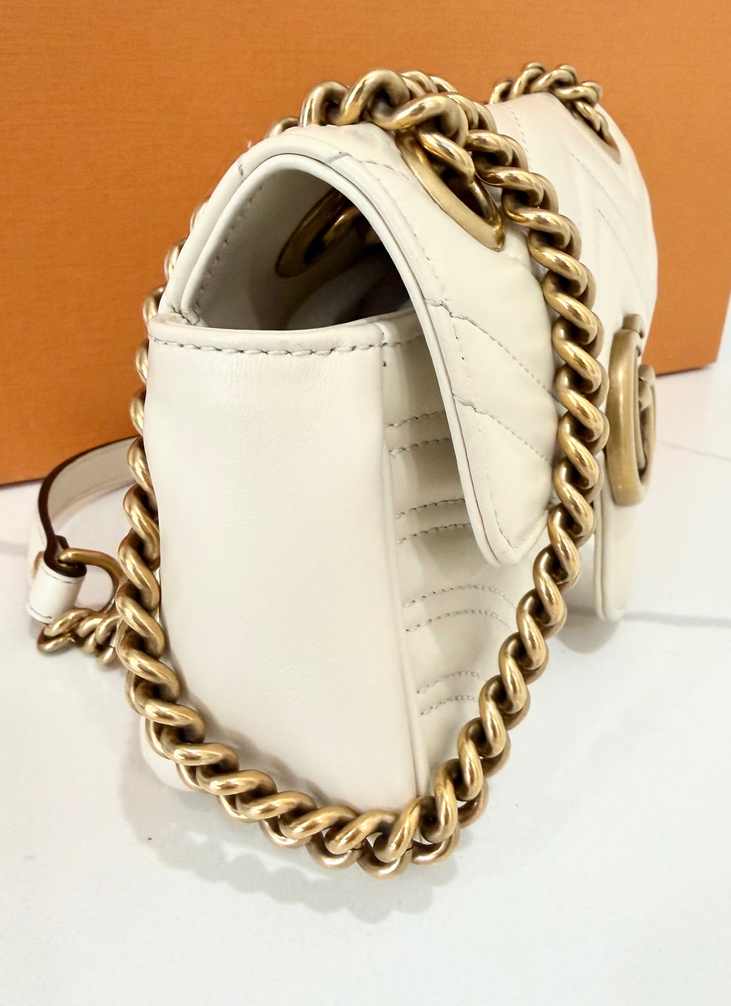 Gucci Marmont Mini Cream