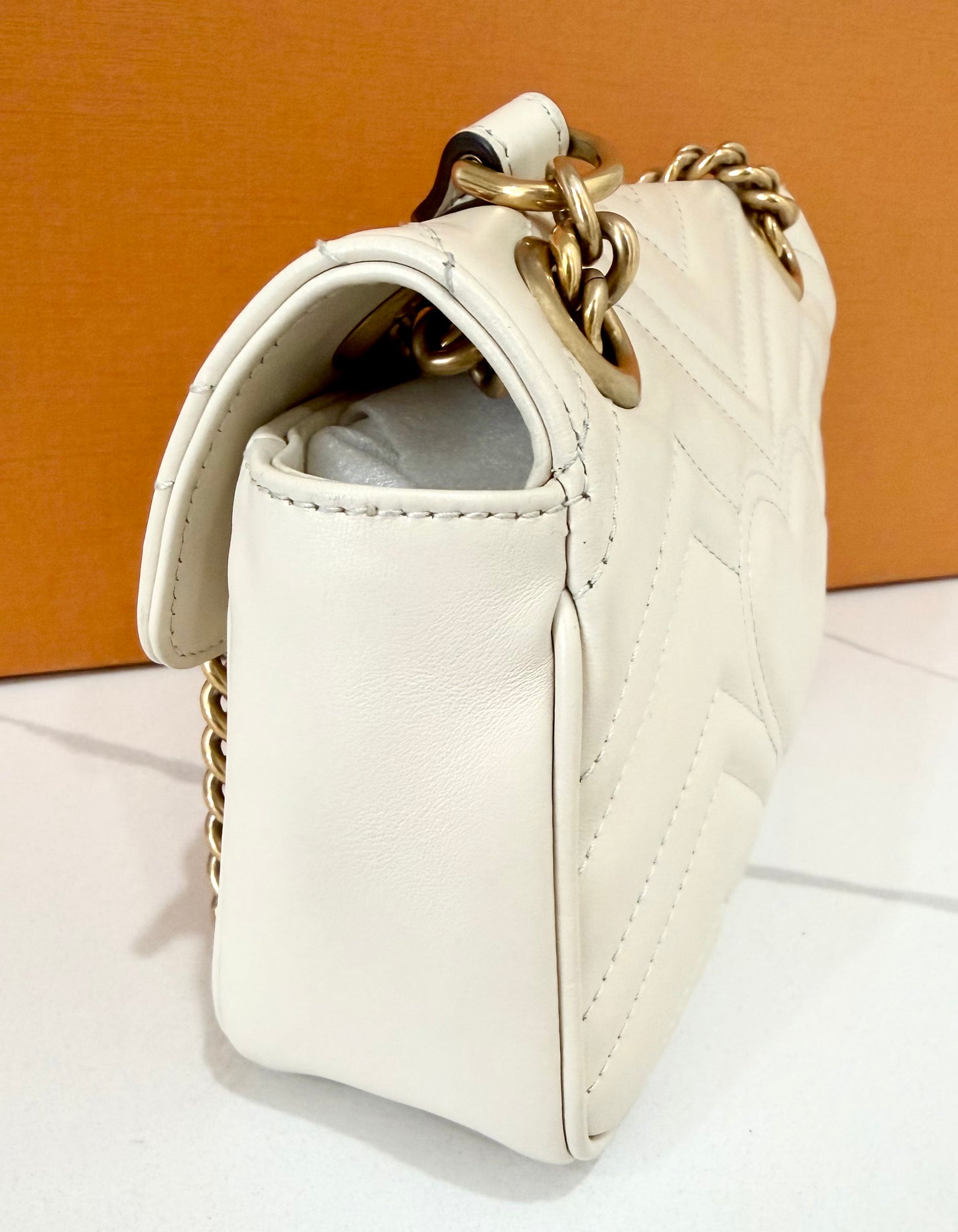 Gucci Marmont Mini Cream