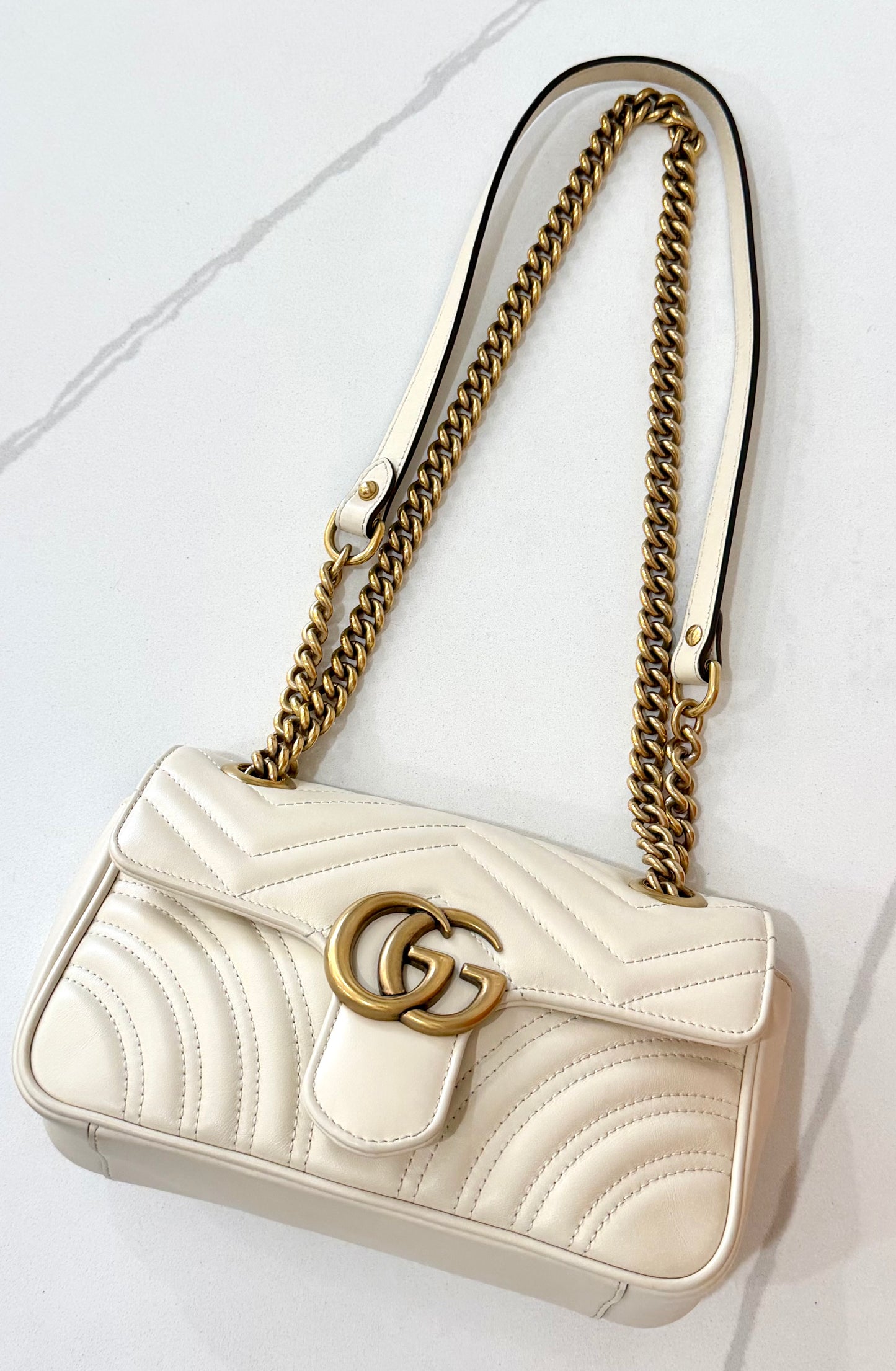 Gucci Marmont Mini Cream